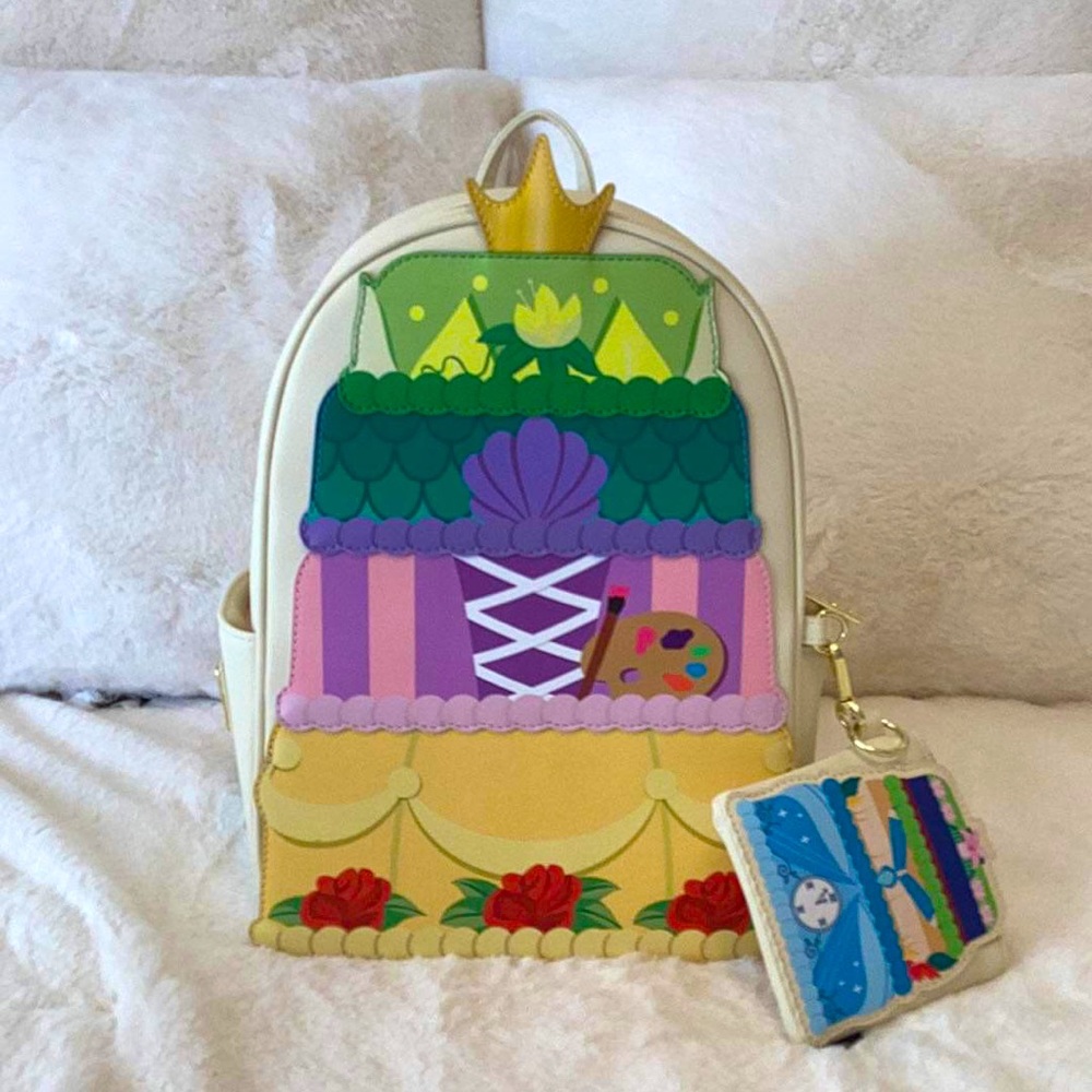 NWOT Disney Princess Layer Cake Backpack Loungefly